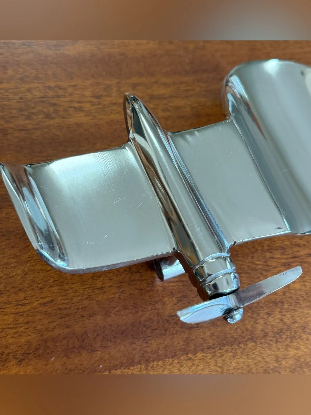 Vintage Godinger Silver Art Twin-Engine Airplane Sculpture Spinning Propellers